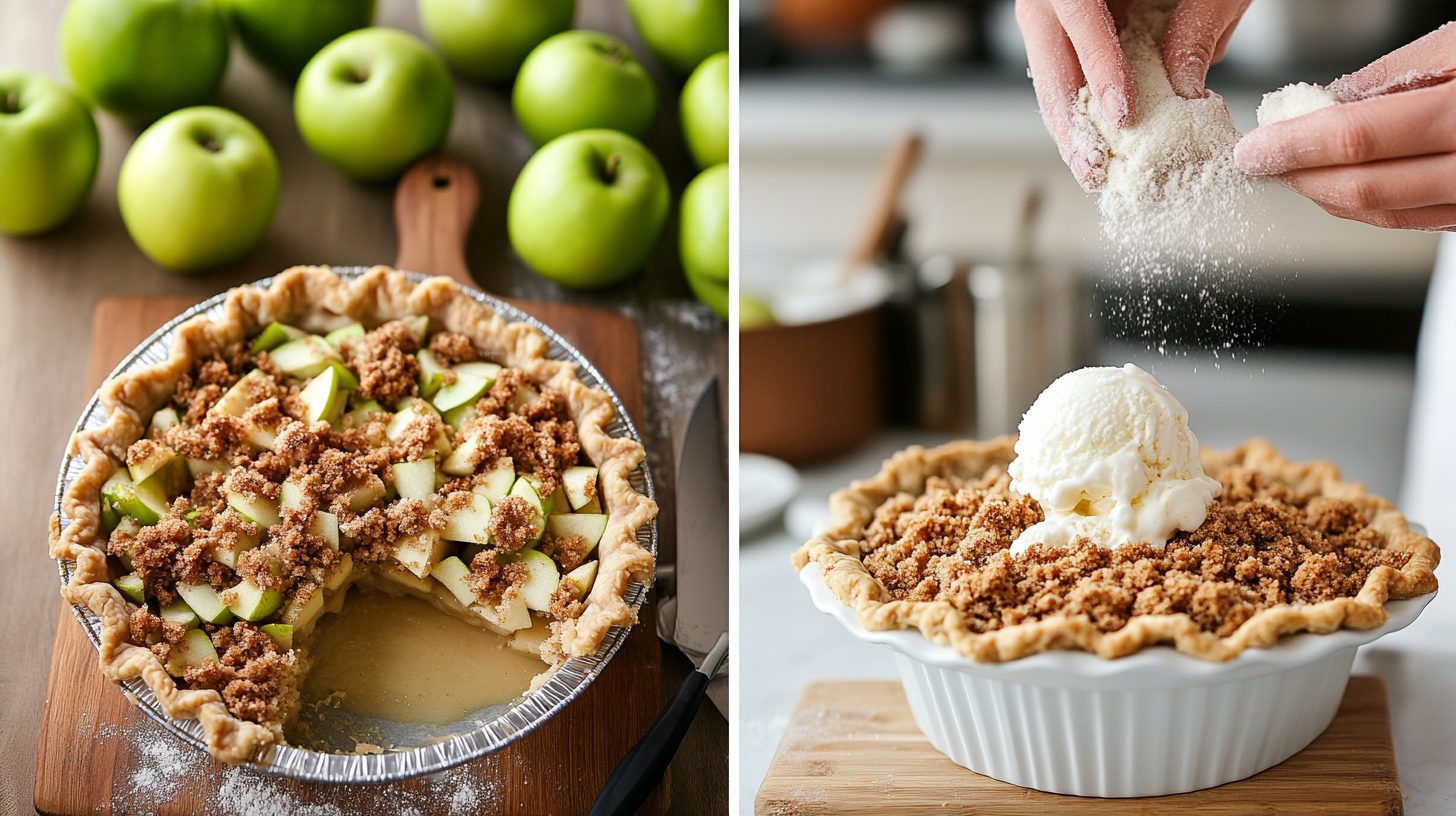 Apple Pie With Crumb Topping