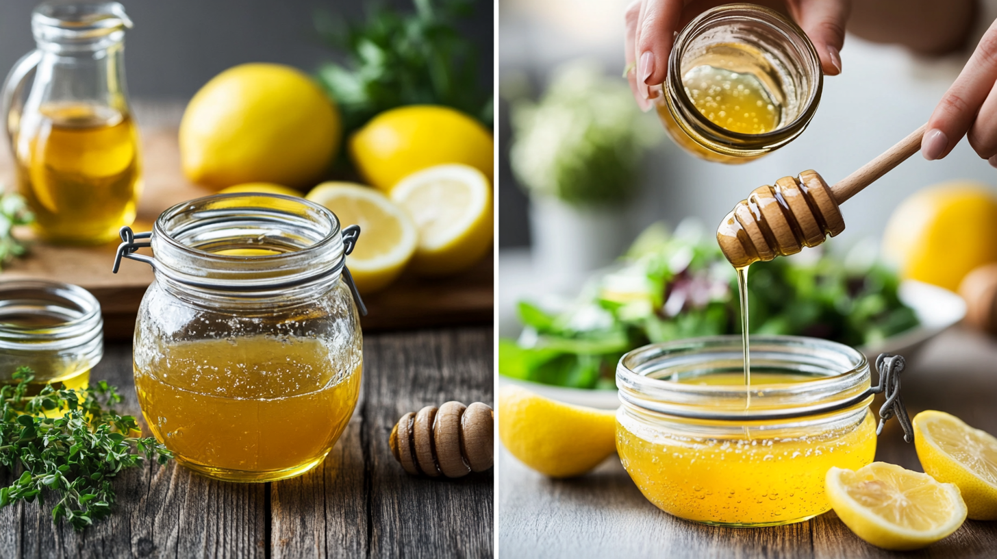 Honey Lemon Vinaigrette Dressing