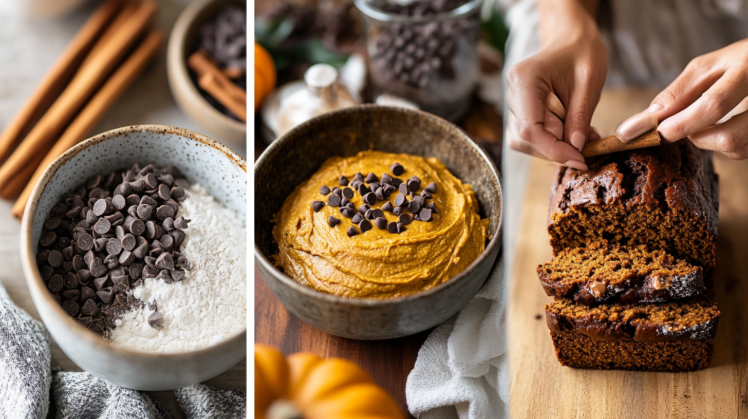 Pumpkin Bread With Chocolate Chips