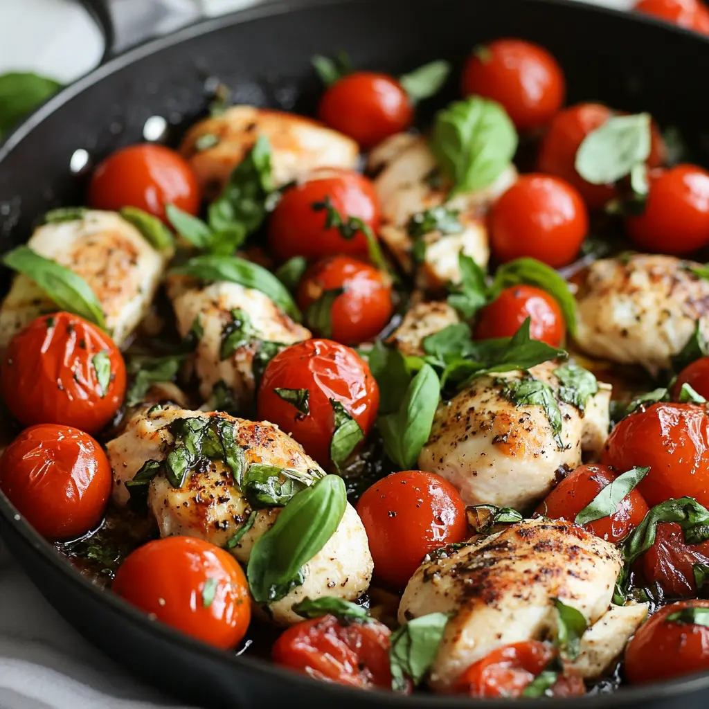 Chicken Caprese Skillet