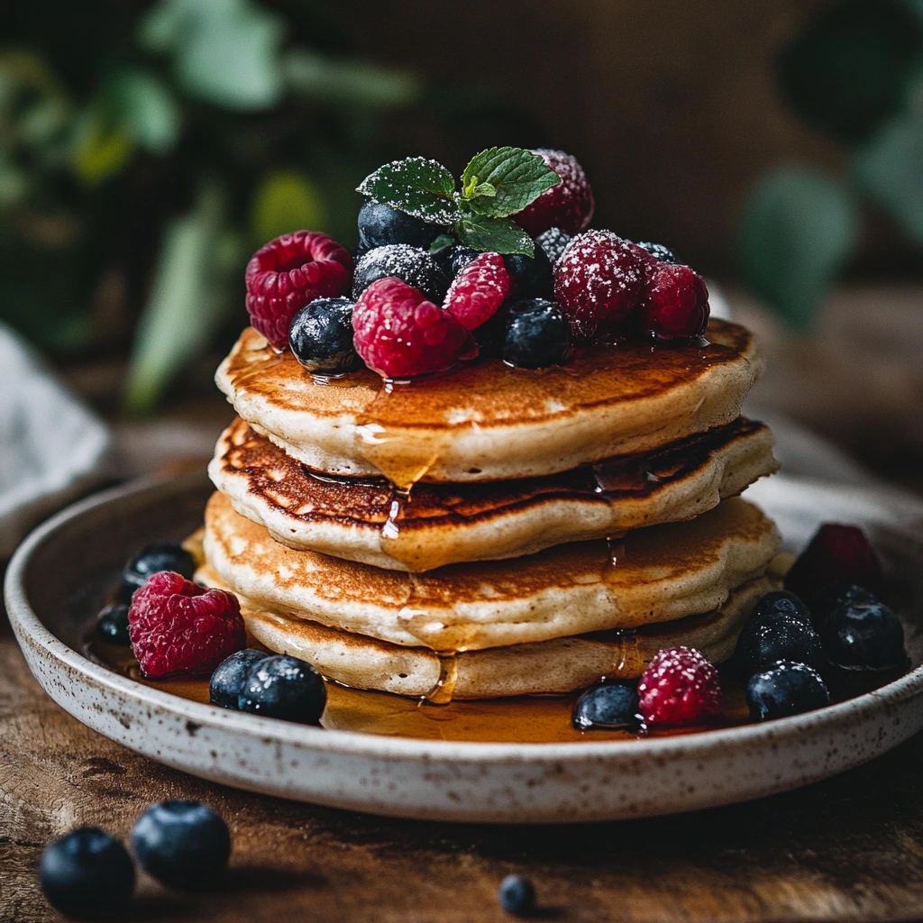 High-Protein Greek Yogurt Pancakes