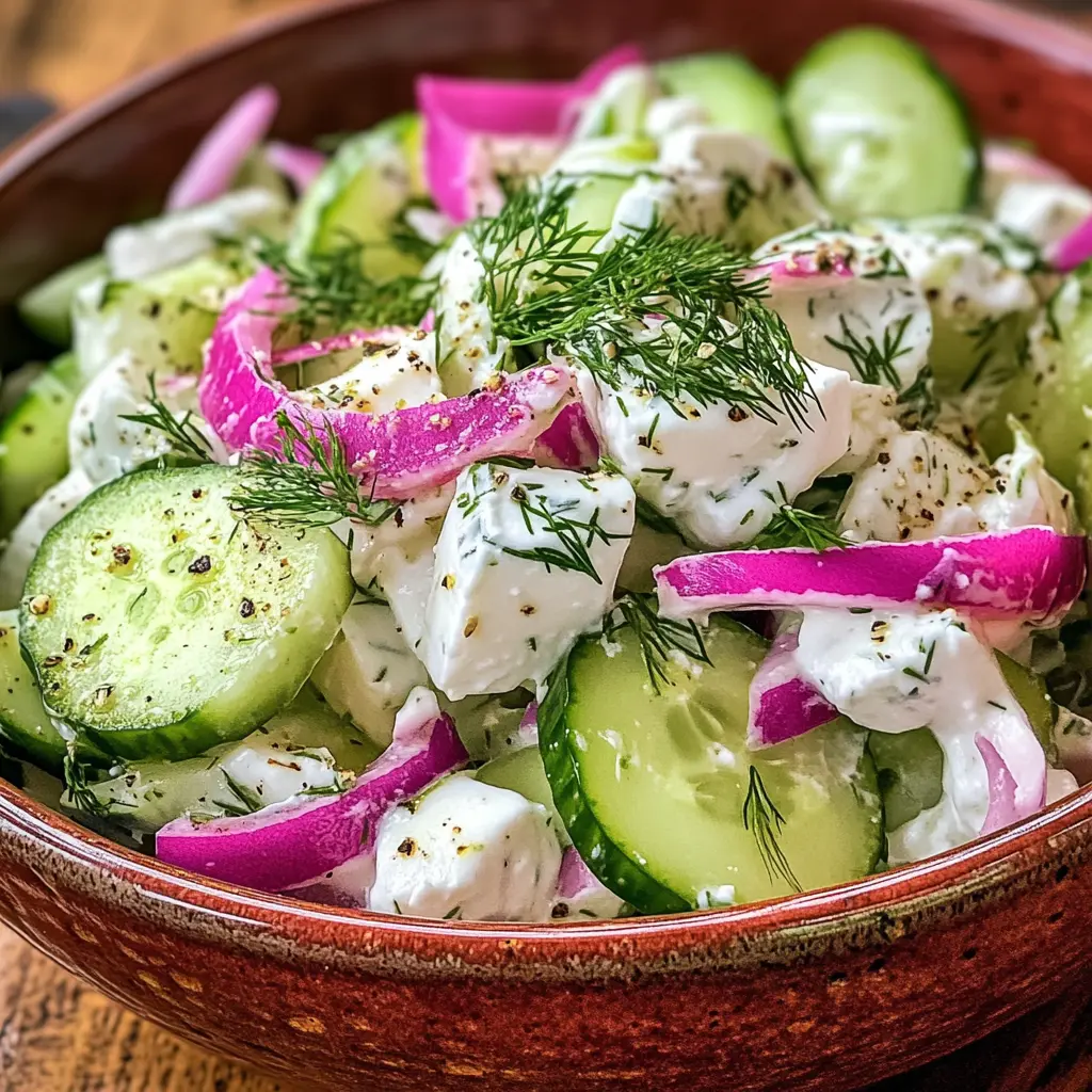 Cucumber Yogurt Dill Salad