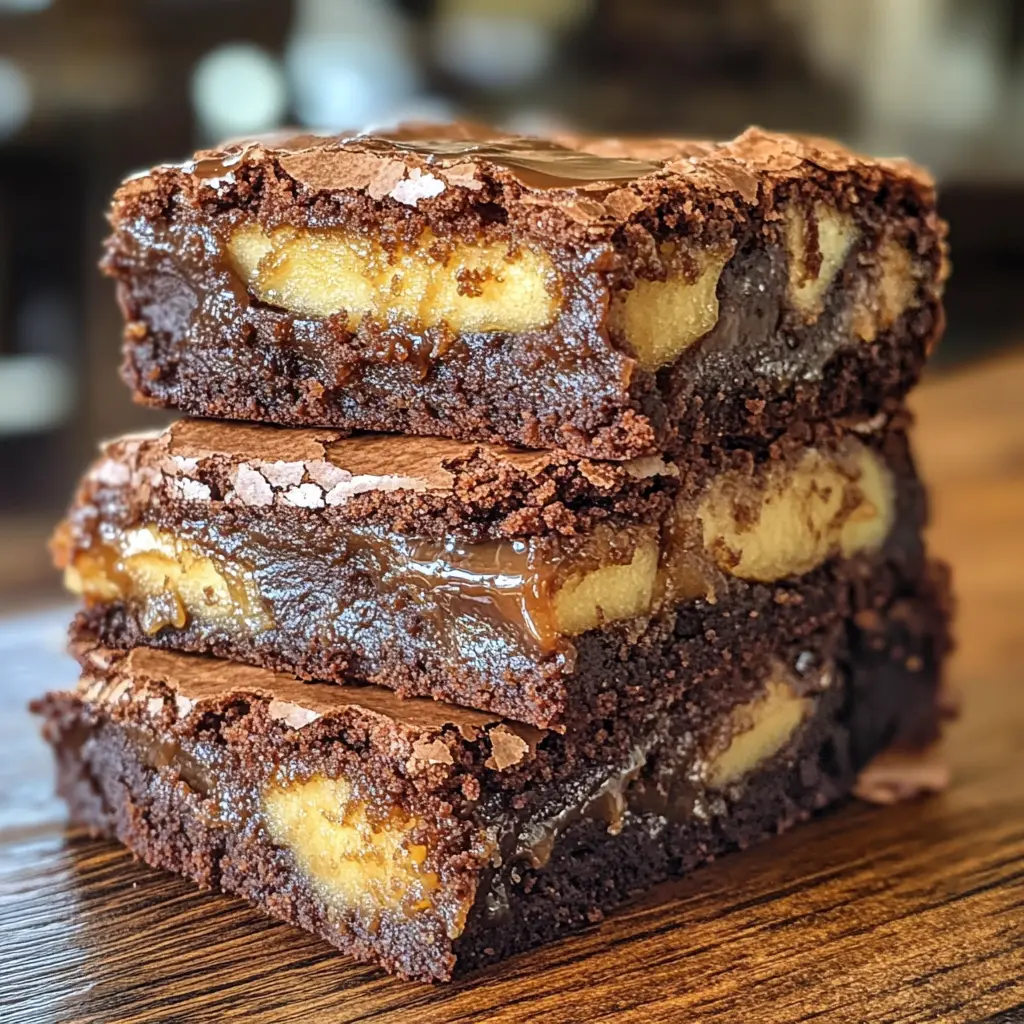 Caramel Apple Brownies