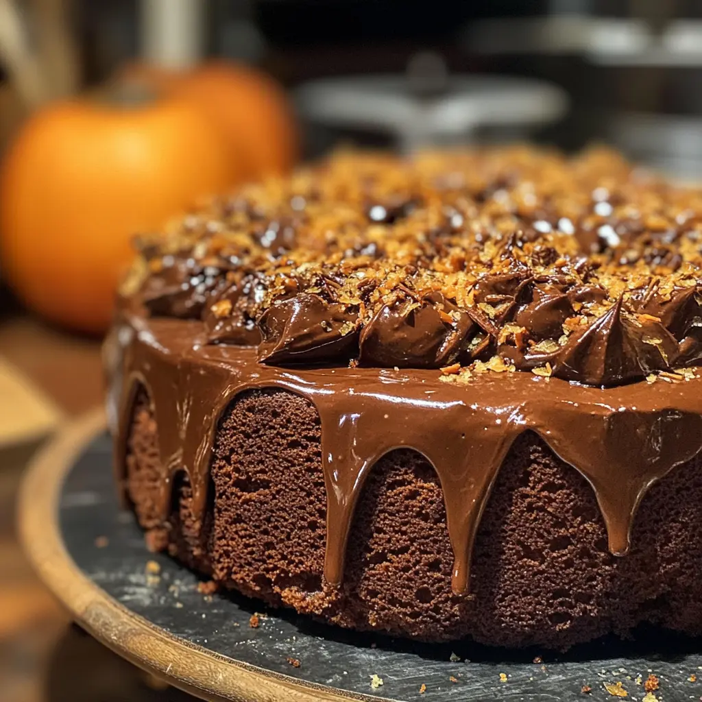 Chocolate Pumpkin Cake