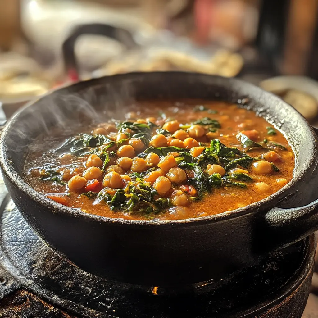 Chickpea and Spinach Curry