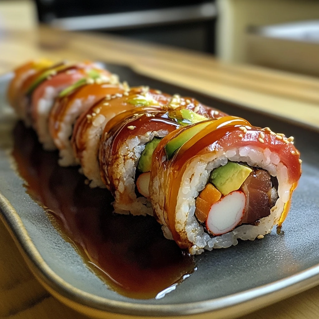 Rainbow Sushi Rolls (No Fish Needed)