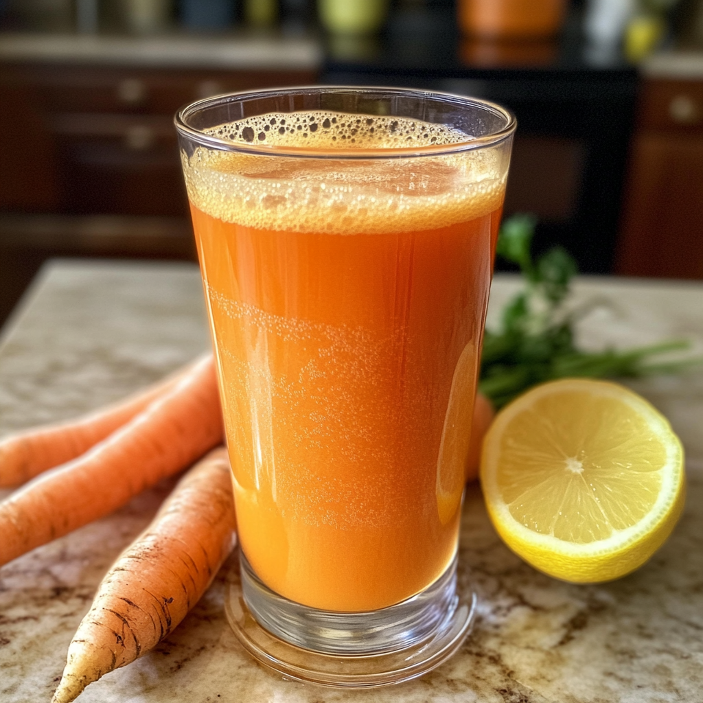 Carrot Apple Ginger Lemon Juice (Non-Alcoholic)