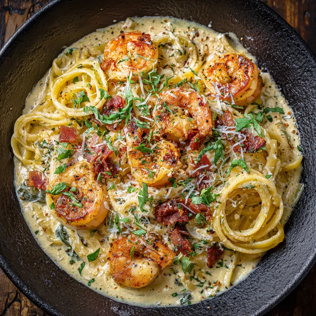 Step-by-Step Seafood Carbonara
