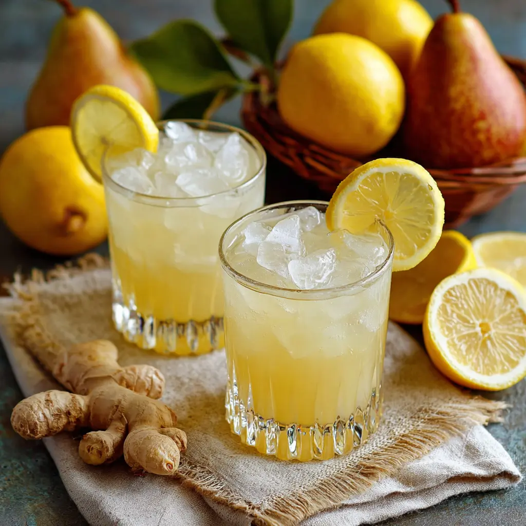 1. Prepare the Pear and Ginger Puree