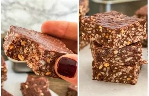 Dilly Bars -- Chocolate Peanut Butter Rice Krispie Treats