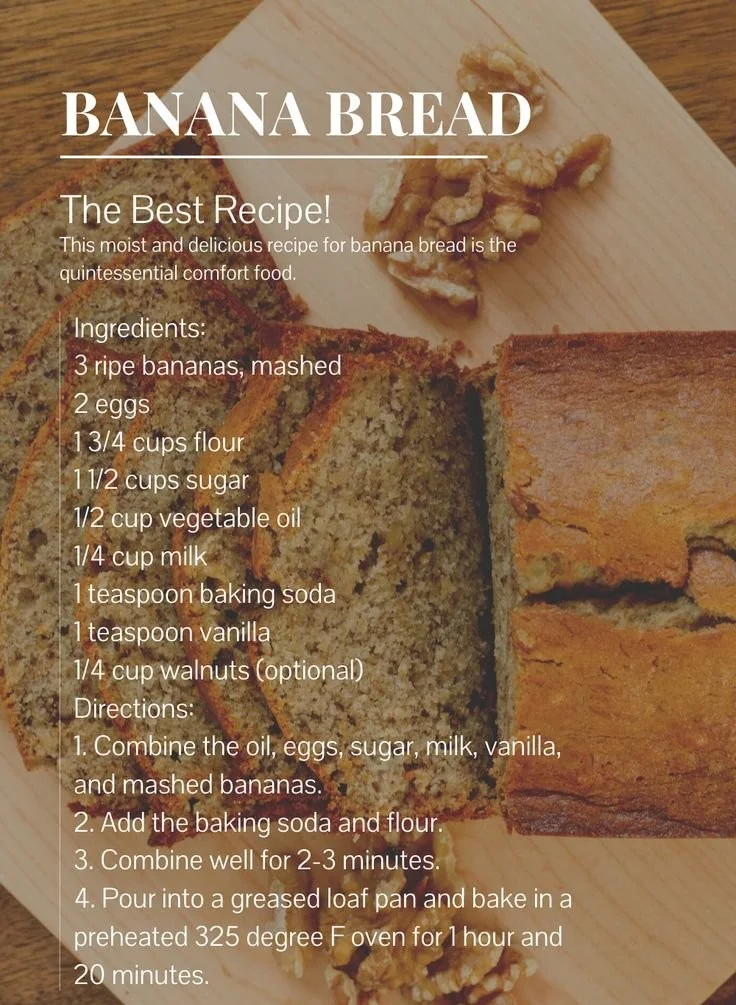 Moist Banana Bread