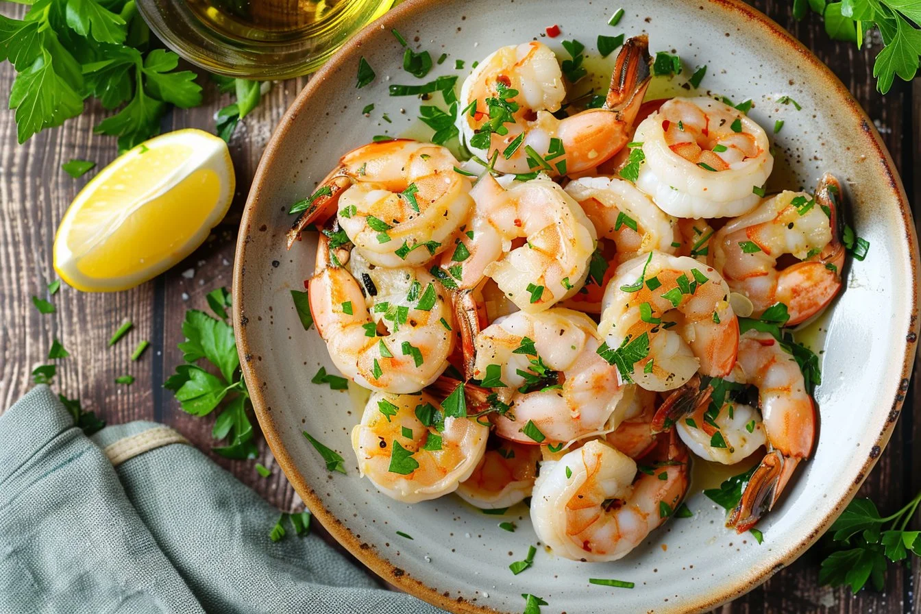 Grilled Garlic and Herb Shrimp