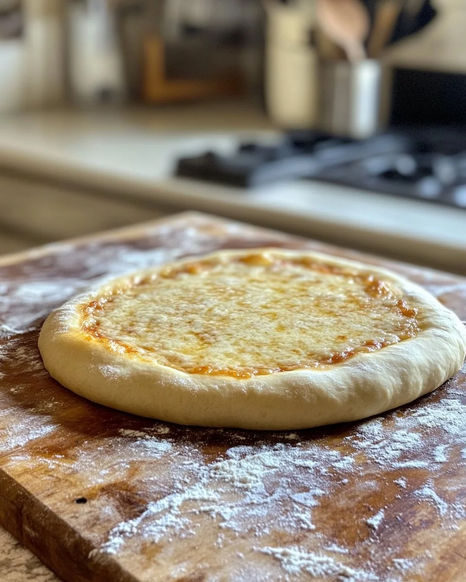 Quick rise pizza dough ready for homemade pizza recipes