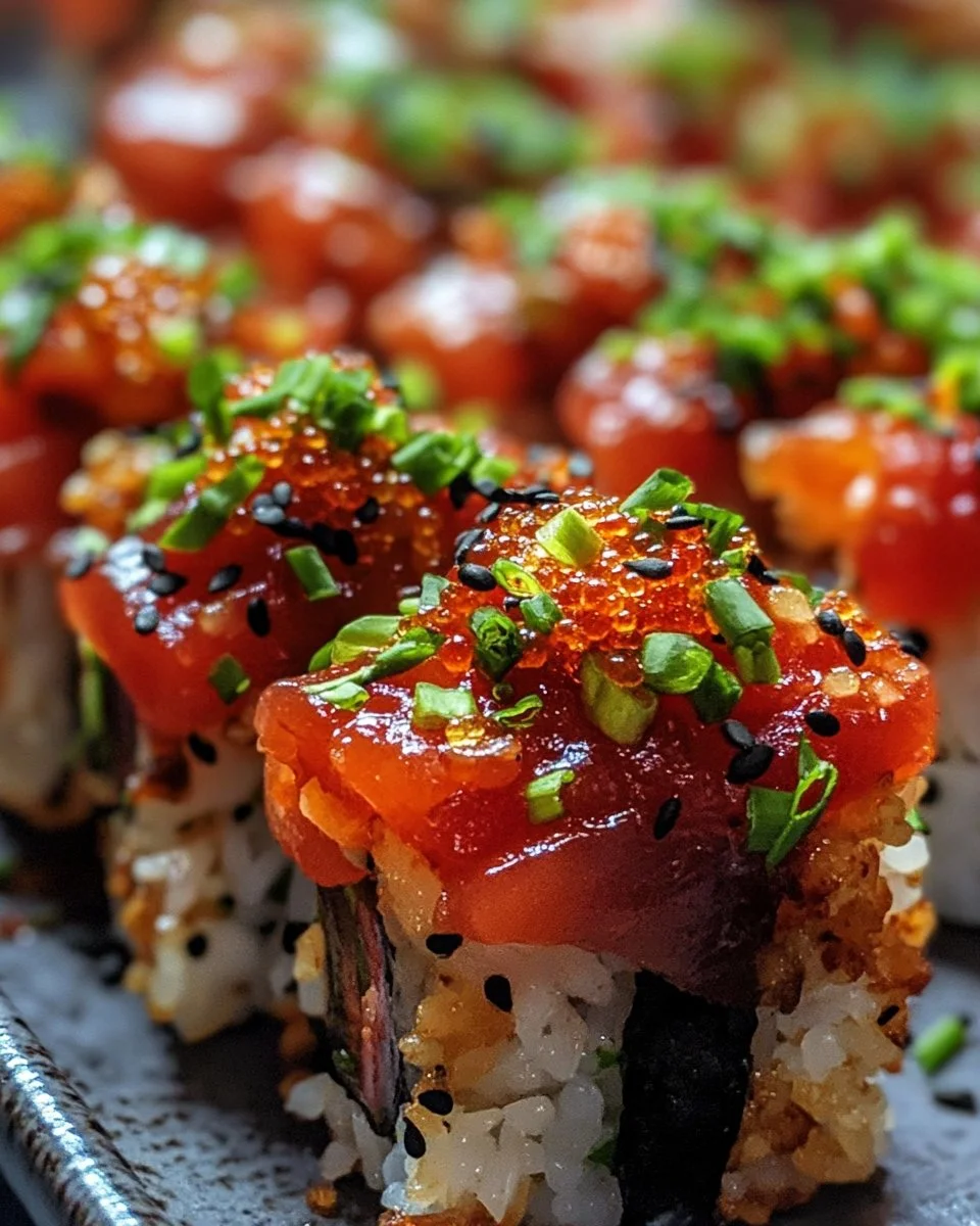 Spicy Tuna Crispy Rice Appetizer