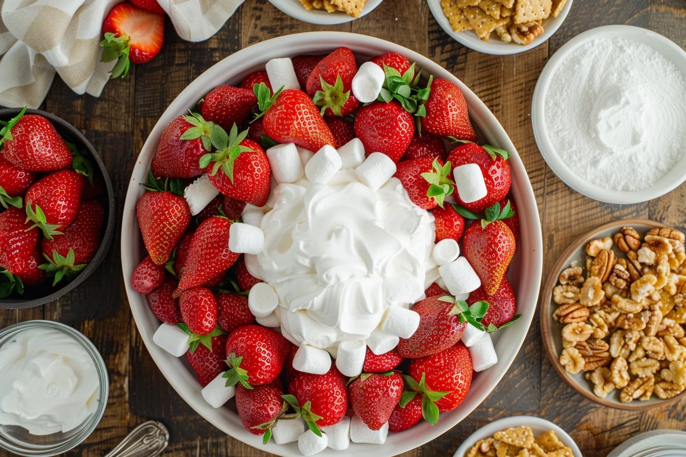 Strawberry Crackle Salad