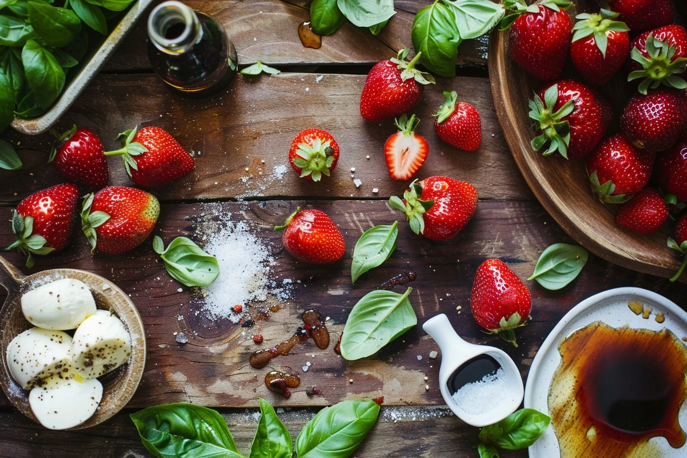 Balsamic Strawberry Caprese