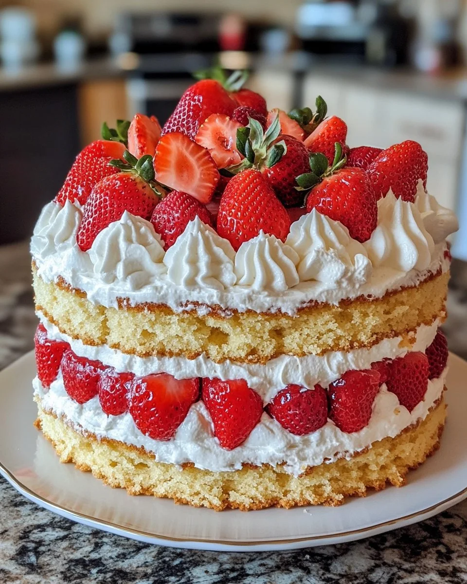 Best Strawberry Shortcake Cake