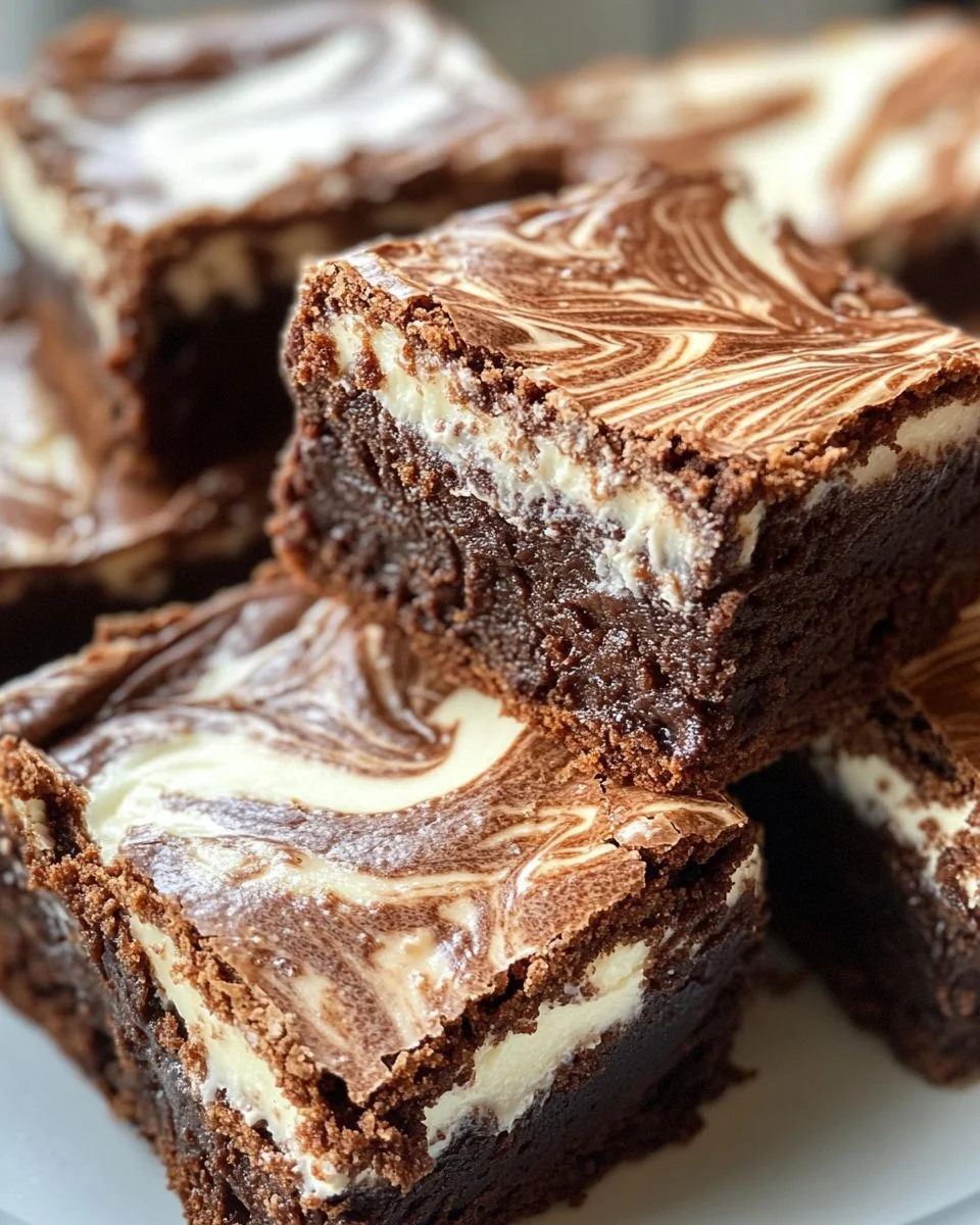 Cream Cheese Swirl Brownies