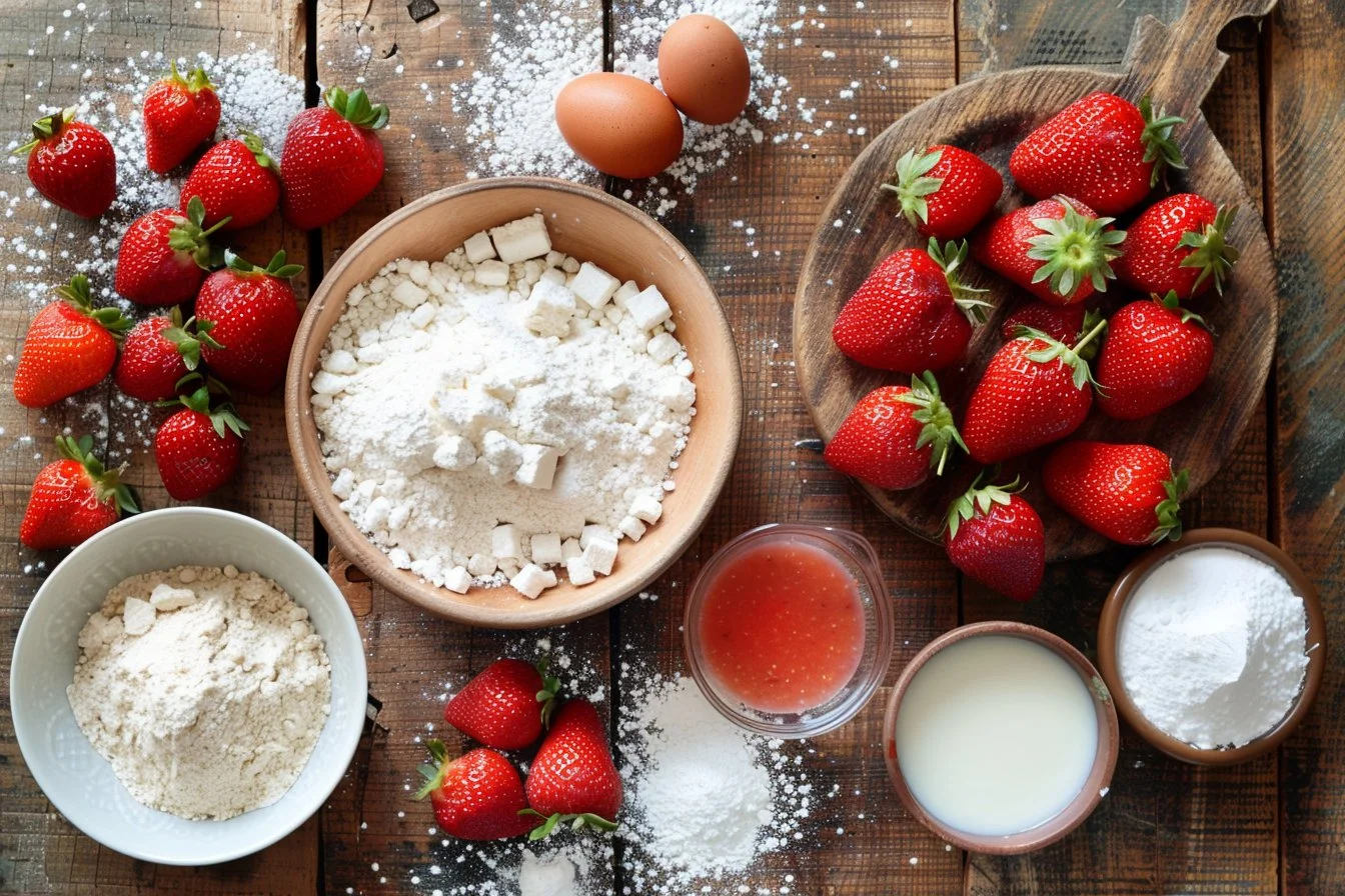 Glazed Strawberry Bread