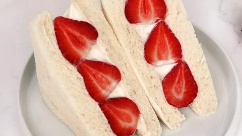 Japanese Strawberry Sandwich
