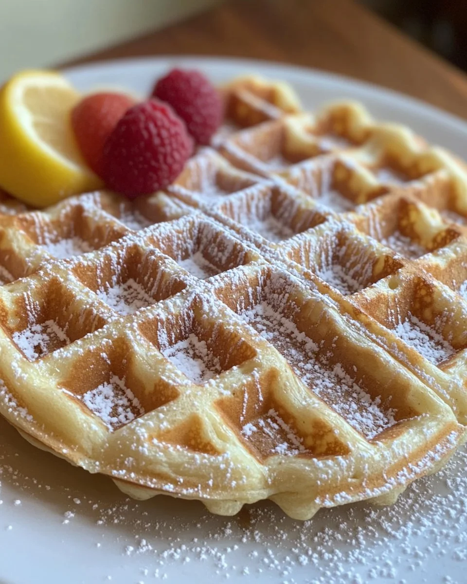 Maple cinnamon-infused butter melting on a fluffy Belgian waffle