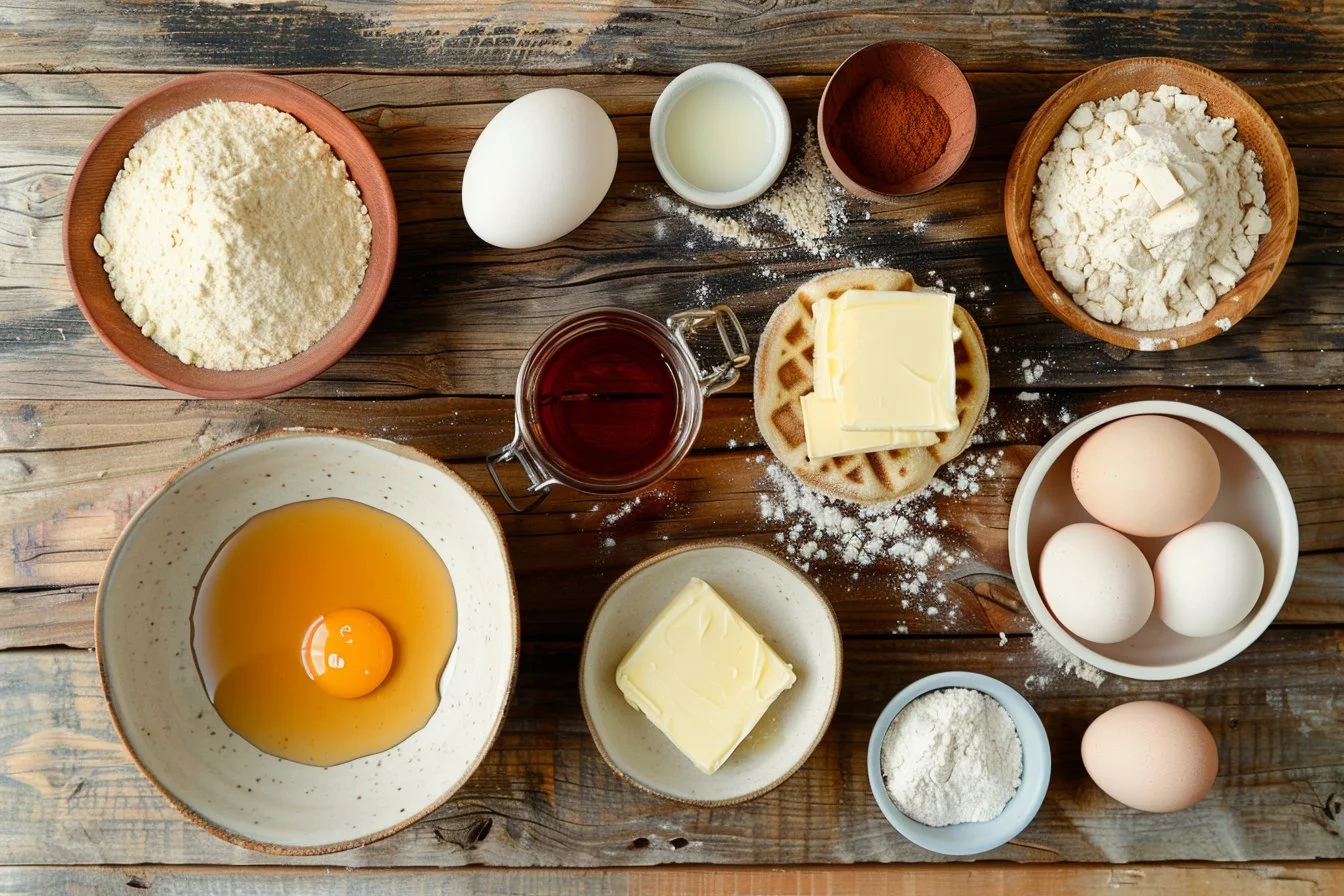 Maple Cinnamon-Infused Butter Belgian Waffles