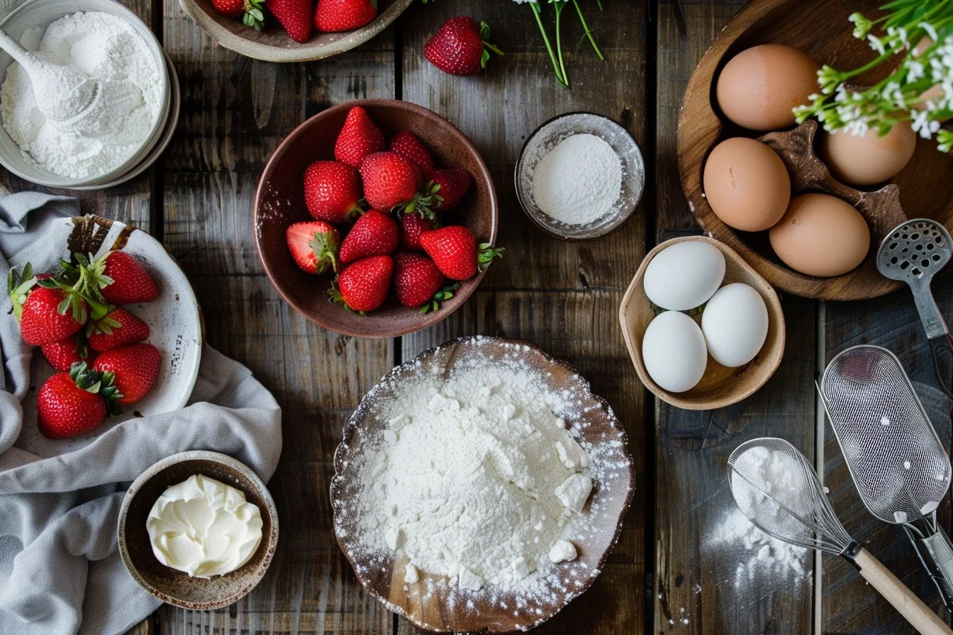 Mother’s Day Strawberry Prosecco Cake