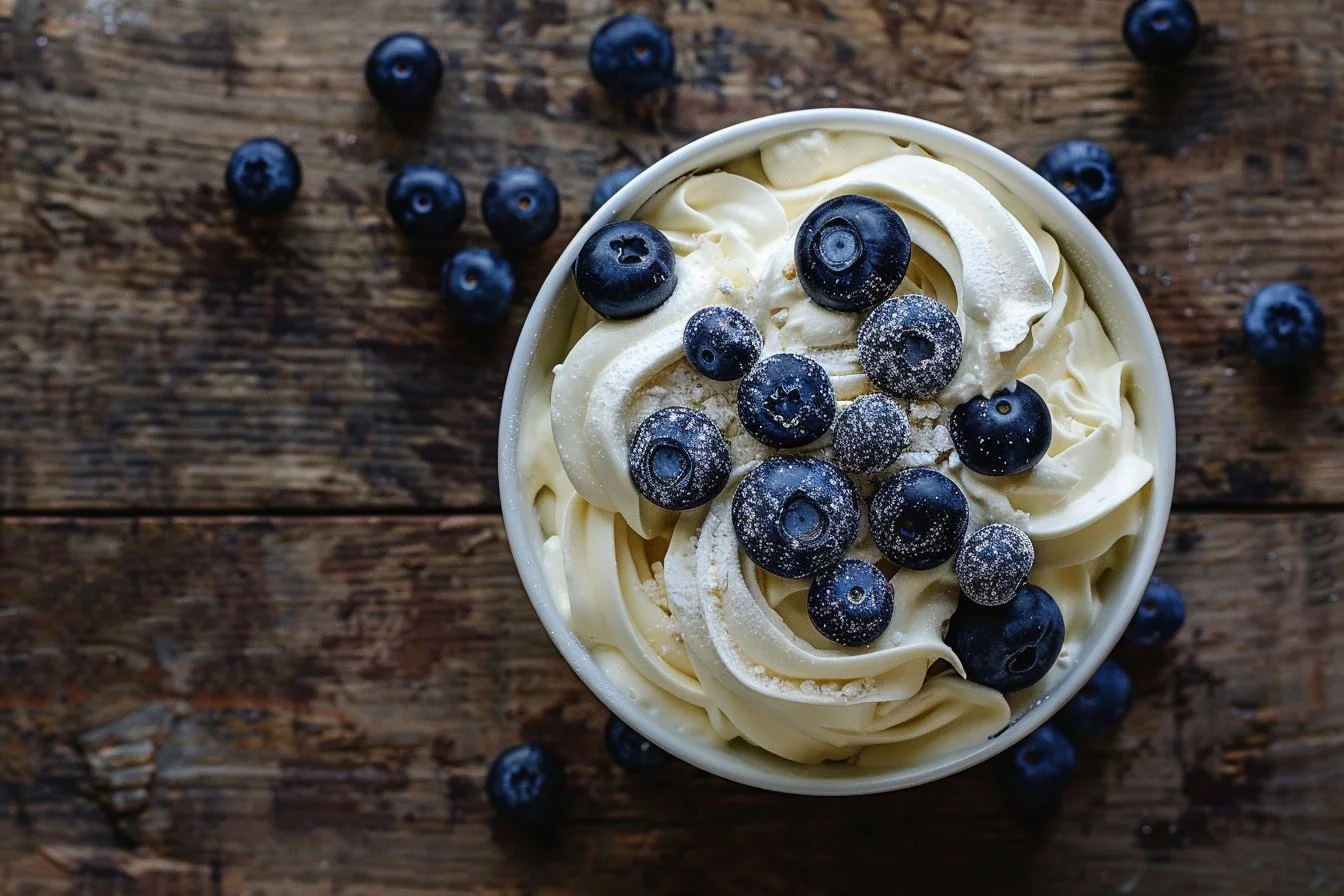 No Bake Blueberry Cheesecake