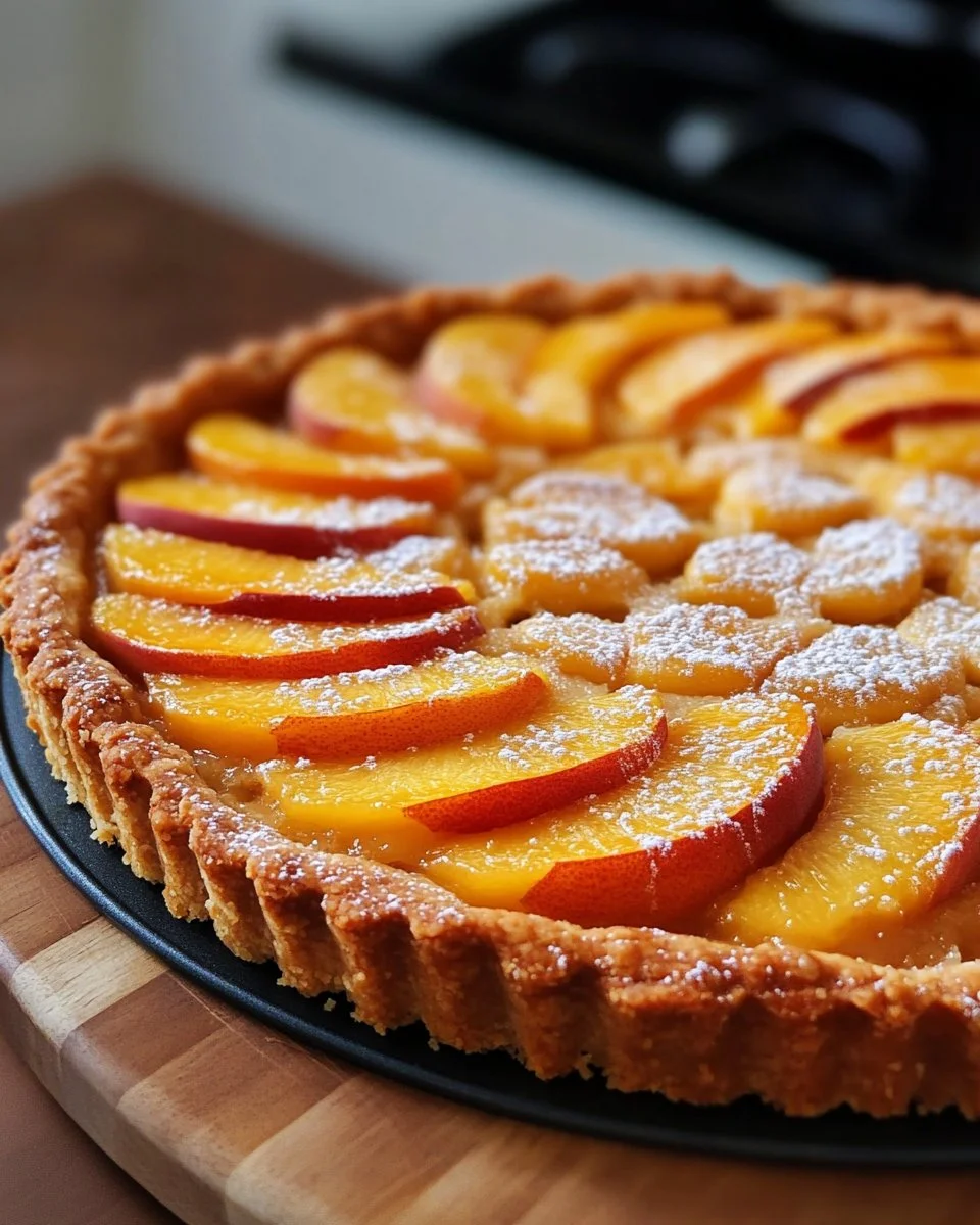 Peach and Almond Tart