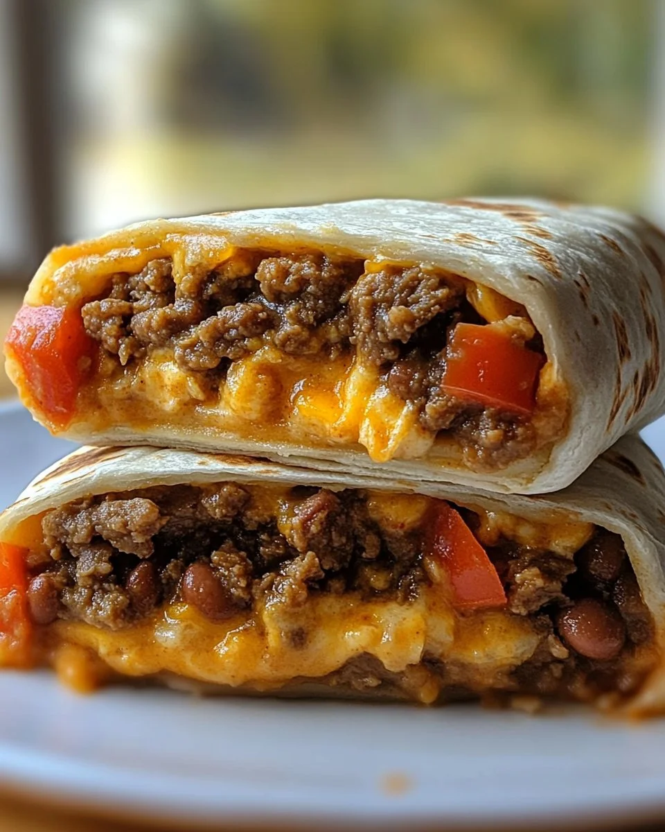 Perfect Bean and Cheese Burrito