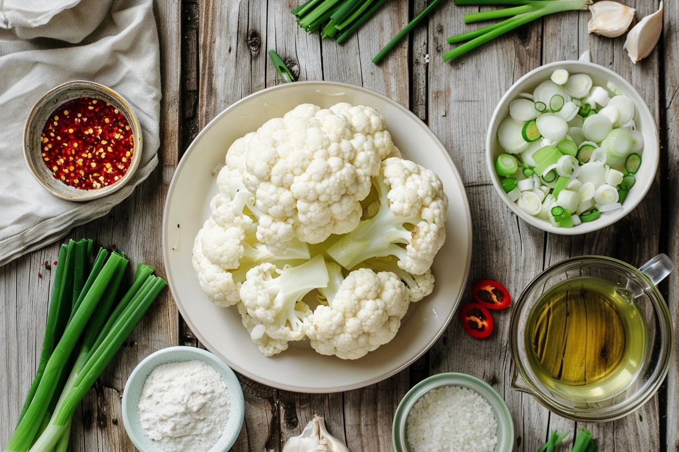 Sticky Sesame Cauliflower