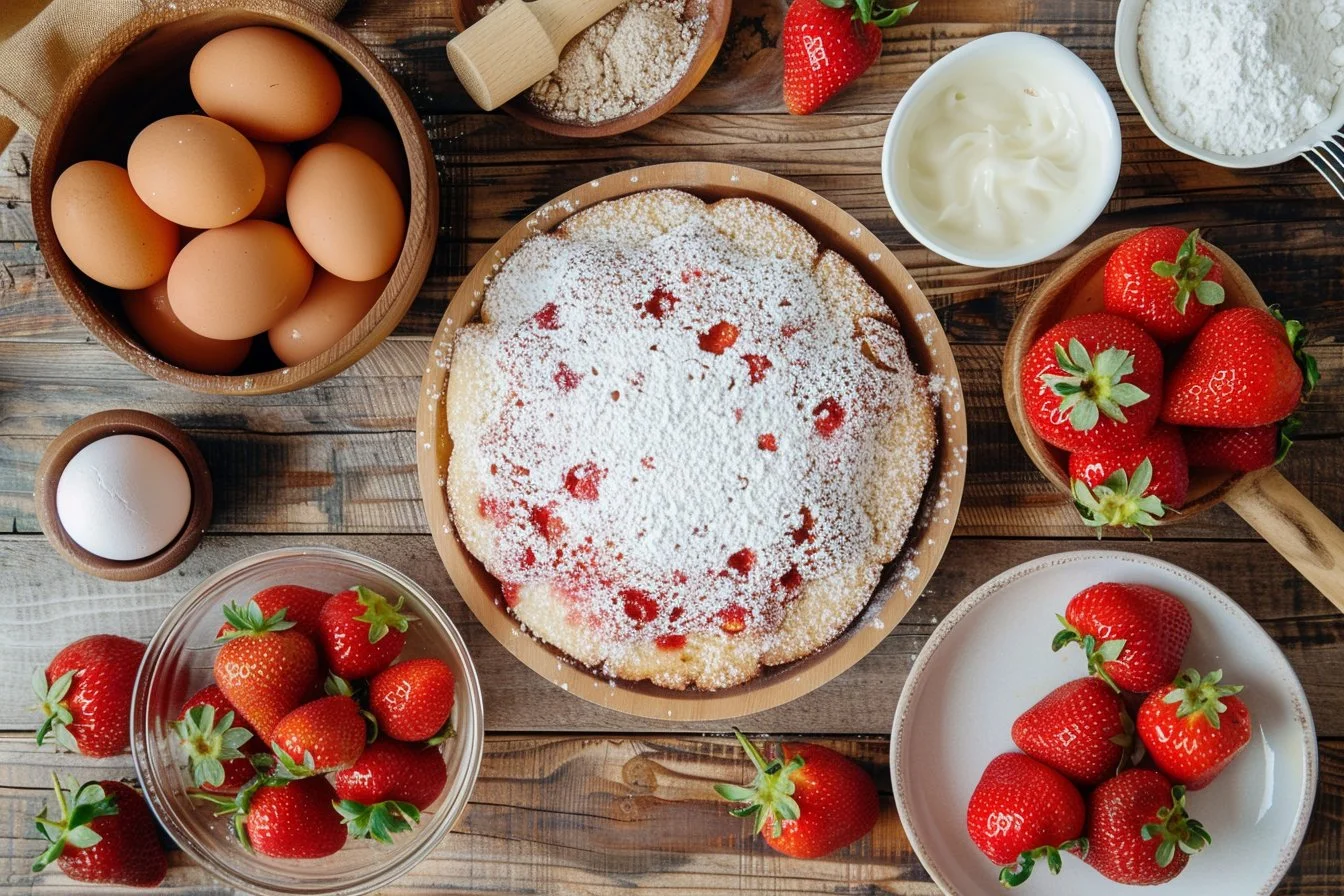 Strawberry Honeybun Cake