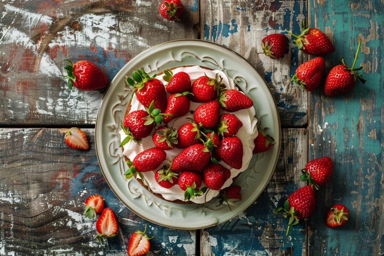 Strawberry Shortcake Cake