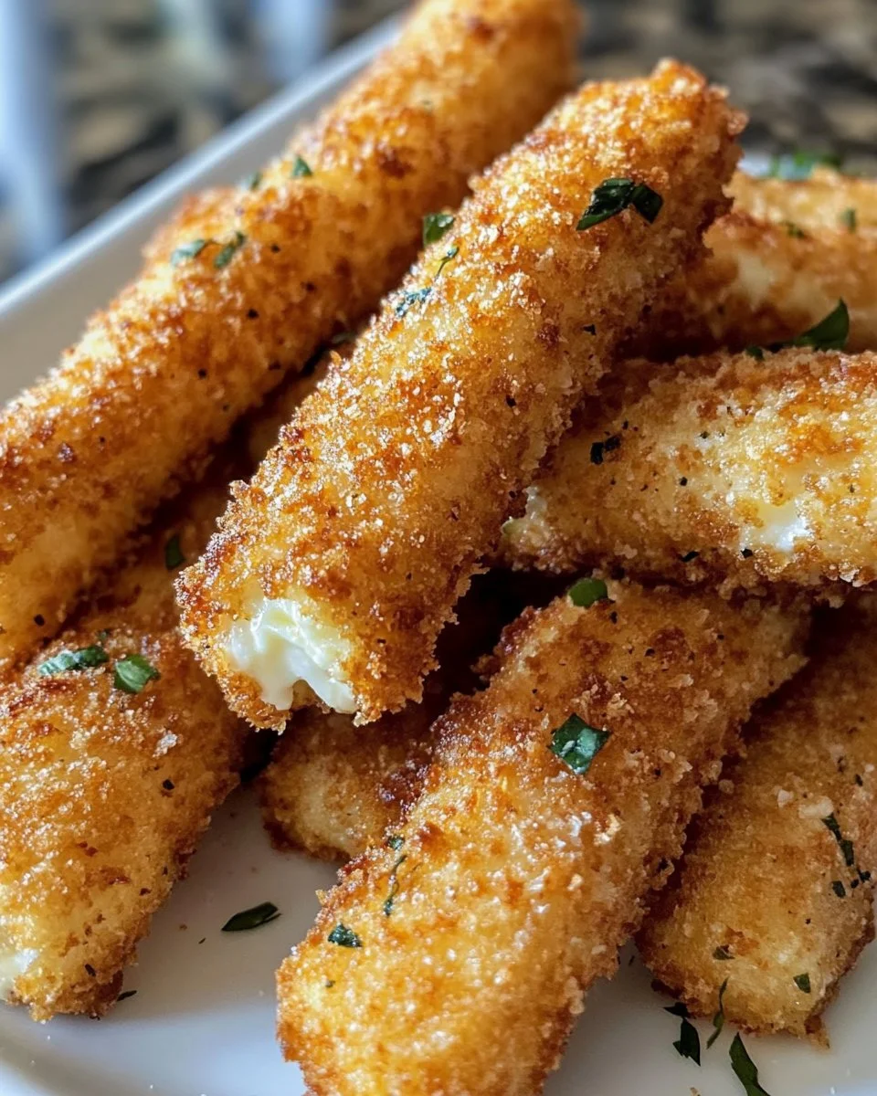 Air-Fried Mozzarella Sticks