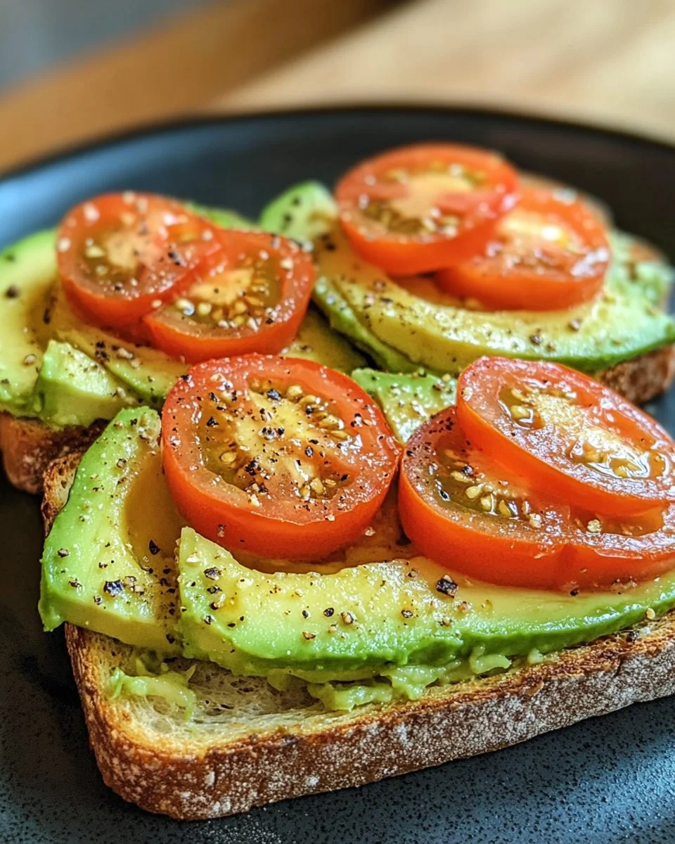 Avocado Toast with Tomato