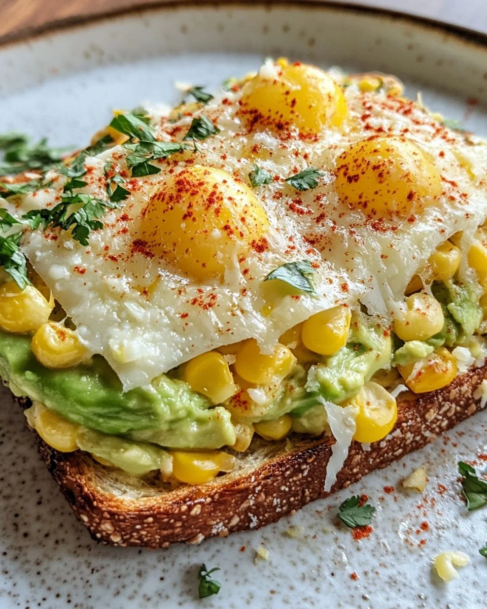 Mexican Street Corn Avocado Toast
